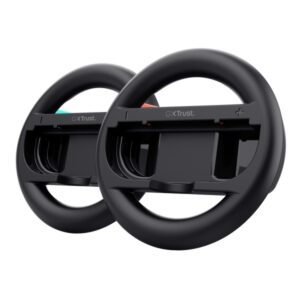 trust gxt 1257 pack de 2 volantes para joy con 2 acceso rapido a los botones laterales peso ligero 33x145mm color negro