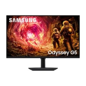 samsung odyssey g5 g50f monitor 32" ips qhd 180hz freesync g sync hdr10 respuesta 1ms regulable en altura, giratorio e inclinable hdmi, displayport vesa 100x100mm color negro