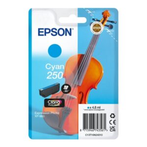 epson 250 cyan cartucho de tinta original c13t16n24010