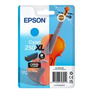epson 250xl cyan cartucho de tinta original c13t16p24010