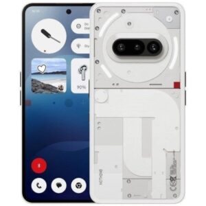 nothing phone (3a) smartphone pantalla 6,77" 8gb 128gb camara 50mp bateria 5000mah color blanco