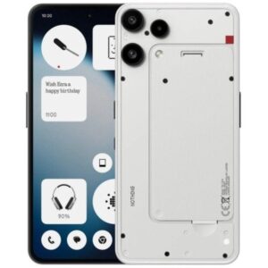 nothing phone (3a) lite smartphone pantalla 6,77" 8gb 128gb camara 50mp bateria 5000mah color blanco