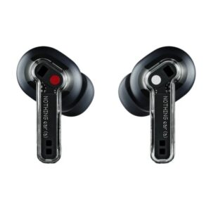 nothing ear (a) auriculares bluetooth tws cancelacion activa de ruido clear voice technology carga rapida color negro