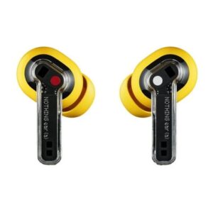 nothing ear (a) auriculares bluetooth tws cancelacion activa de ruido clear voice technology carga rapida color amarillo