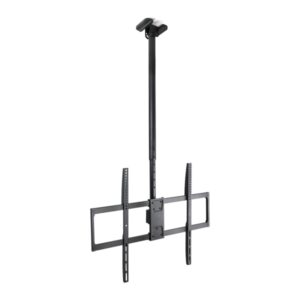 tooq soporte de techo para pantallas 50 100" giratorio, inclinable y extensible gestion de cables peso max. 80kg vesa max. 800x600mm color negro