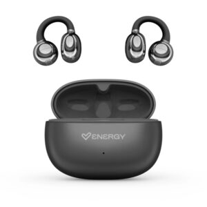 energy sistem chicpods auriculares true wireless bluetooth 5.4 23h autonomia tecnologia open sound microfono con reduccion de ruido asistente de voz integrado diseño curved fit color negro