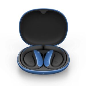 energy sistem pulsefit auriculares deportivos true wireless bluetooth 5.4 proteccion contra sudor y salpicaduras sujecion secure fit para fijacion comoda llamadas en estereo 22h autonomia asistente de voz integrado color azul