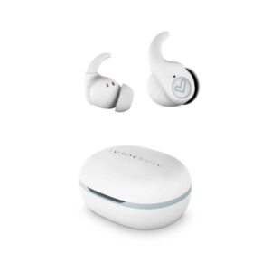 energy sistem arena auriculares deportivos true wireless bluetooth 5.3 proteccion contra sudor y salpicaduras 20 horas de autonomia sistema de sujecion securefit+ color blanco