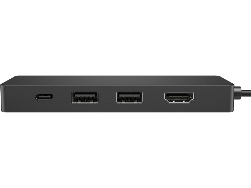 hp travel hub g3 hub multipuerto usb c 5 en 1 – hdmi 4k 60hz – 2x usb a 10gbps – 2x usb c datos + power delivery hasta 65w – diseño compacto para viaje