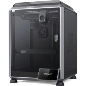 creality k1c impresora 3d cerrada tamaño 22x22x25cm cuerpo de aleacion de aluminio y cristal interfaz de usuario inteligente velocidad hasta 600mm/s