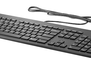 hp business slim smartcard teclado usb lector de tarjetas inteligentes intergado inclinacion ajustable resistente a derrames color negro
