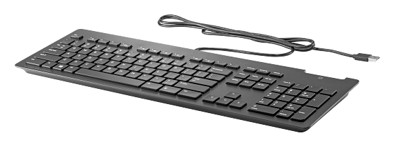 hp business slim smartcard teclado usb lector de tarjetas inteligentes intergado inclinacion ajustable resistente a derrames color negro