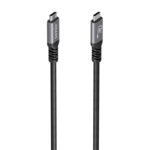 aisens cable usb c macho soporta hasta 60w longitud 10m velocidad de transferencia hasta 5gbps resolucion 4k aluminio color negro