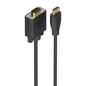 aisens cable conversor hdmi a svga longitud 1m hdmi macho hdb15 macho soporta resoluciones hasta 1080p plug and play color negro