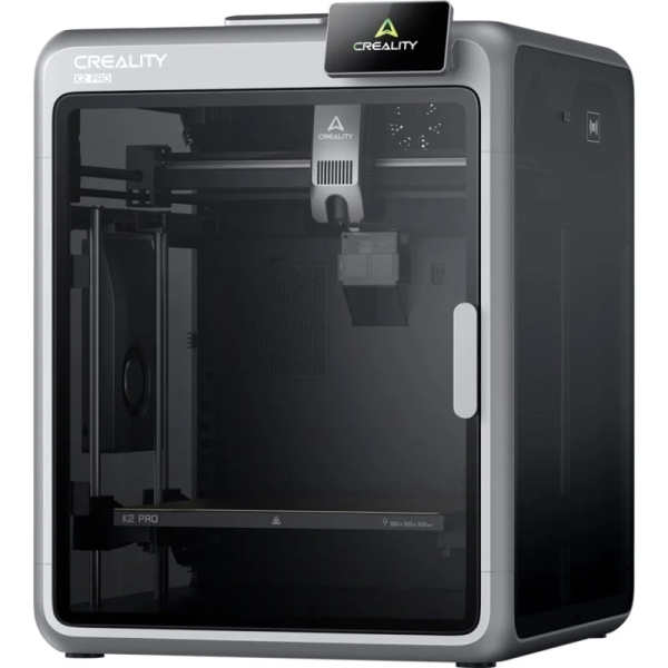 creality k2 pro impresora 3d cerrada tamaño 30x30x30cm cuerpo de aluminio aeroespacial interfaz de usuario inteligente velocidad hasta 600mm/s