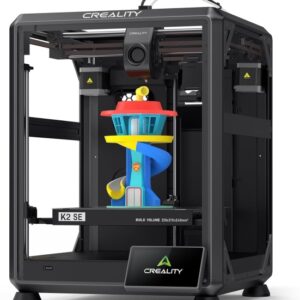 creality k2 se combo impresora 3d abierta tamaño 22x21.5x24.5cm cuerpo de aluminio aeroespacial interfaz de usuario inteligente velocidad hasta 500mm/s