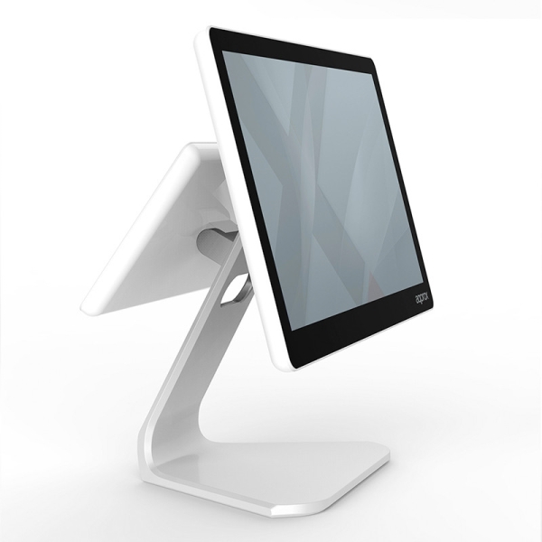 approx tpv con pantalla capacitiva 15.6" + visor 10.1" intel celeron n5095 qc 2.0ghz 8gb ddr4 256gb ssd altavoces wifi, bluetooth, rj45, hdmi, usb 2.0, usb 3.0, com, audio color blanco