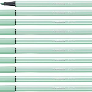 stabilo pen 68 rotulador de punta de fibra trazo de 1mm aprox. tinta con base de agua color verde hielo