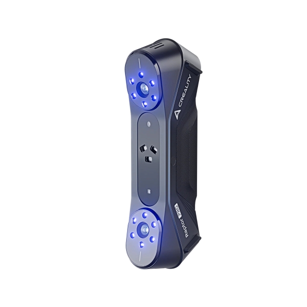 creality cr scan raptor pro escaner 3d 1 laser principal + 7 laseres azules paralelos + 22 laseres azules cruzados + laser nir para captura de detalles superior velocidad hasta 60fps precision de hasta 0,02mm objetos entre 0.2mm y 4000mm vision