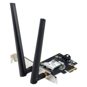 asus pce be6500 adaptador de red pci e wifi 7 + bluetooth 5.4
