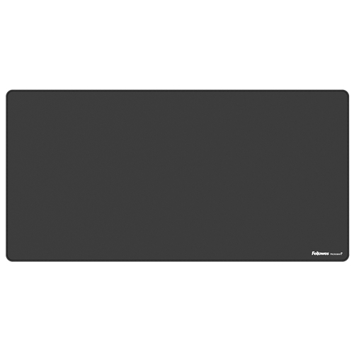fellowes breyta alfombrilla de escritorio antideslizante proteccion antimicrobiana antirreflectante fabricado con material reciclado 40x80x0.25cm color negro