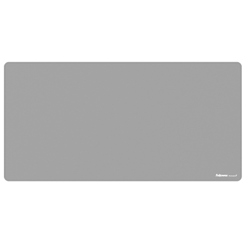 fellowes breyta alfombrilla de escritorio antideslizante proteccion antimicrobiana antirreflectante fabricado con material reciclado 40x80x0.25cm color gris