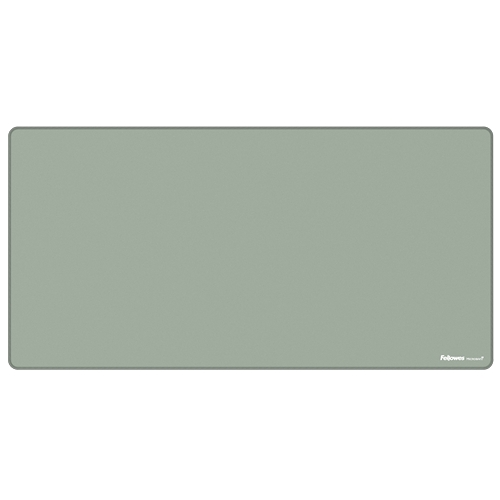 fellowes breyta alfombrilla de escritorio antideslizante proteccion antimicrobiana antirreflectante fabricado con material reciclado 40x80x0.25cm color verde salvia