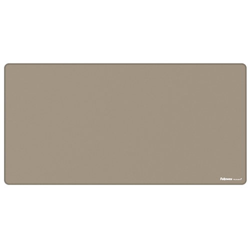 fellowes breyta alfombrilla de escritorio antideslizante proteccion antimicrobiana antirreflectante fabricado con material reciclado 40x80x0.25cm color beige arena