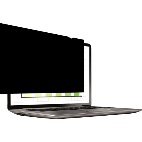 fellowes privascreen filtro de privacidad para pantallas panoramicas hasta 16" relacion de aspecto 16:10 reduce reflejos previene fatiga visual 34.47x21.58cm color negro
