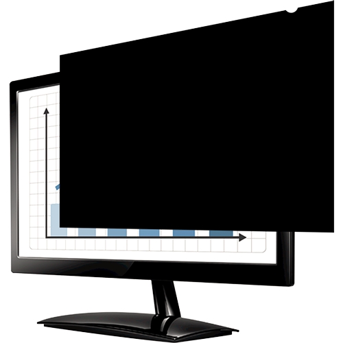 fellowes privascreen filtro de privacidad para pantallas panoramicas hasta 21.5" relacion de aspecto 16:9 reduce reflejos previene fatiga visual 47.55x29.78cm color negro