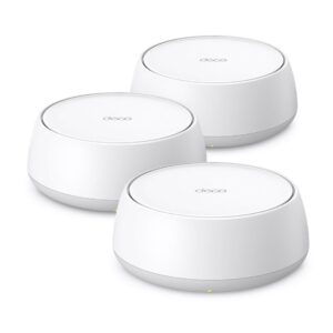 tp link deco be25 pack de 3 sistemas wifi mesh doble banda velocidad hasta 3.6gbps wifi 7 ethernet 2.5gbps vpn color blanco
