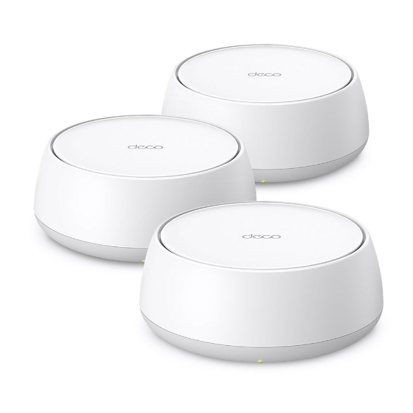 tp link deco be25 pack de 3 sistemas wifi mesh doble banda velocidad hasta 3.6gbps wifi 7 ethernet 2.5gbps vpn color blanco