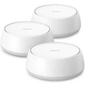 tp link deco be22 pack de 3 sistemas wifi mesh doble banda velocidad hasta 3.6gbps wifi 7 ethernet 1gbps color blanco