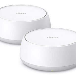 tp link deco be22 pack de 2 sistemas wifi mesh doble banda velocidad hasta 3.6gbps ethernet 1gbps wifi 7 vpn color blanco