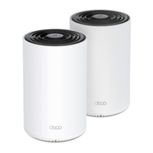 tp link deco px50 pack de 2 sistemas wifi mesh doble banda velocidad hasta 3gbps wifi 6 ethernet 1gbps color blanco y negro