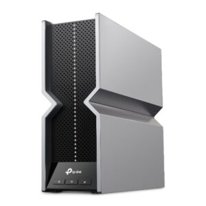 tp link re800be repetidor wifi 7 tribanda be19000 velocidad 19gbps 8 antenas internas configuracion sencilla con wps o app mlo ethernet color negro y gris