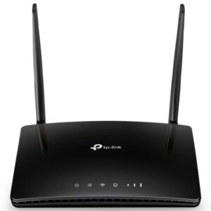 tp link archer mr402 router de doble banda velocidad hasta 1.2gbps vpn wifi 3x10/100mbps lan 10/100mbps lan/wan nanosim 2xsma hembra plug and play color negro
