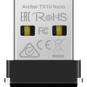 tp link archer tx1u nano adaptador usb a wifi 6 velocidad 287mbps seguridad avanzada color negro
