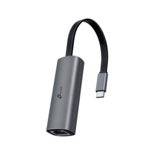 tp link ue302c adaptador rj45 a usb c rj45 2.5gbps hembra usb c macho aluminio plug and play color gris oscuro