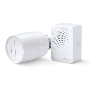 tp link kasa ke100 kit smart termostato de radiador inteligente con centralita wifi temporizador proteccion contra heladas control con asistente virtual y app color blanco