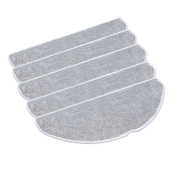 tp link tapo rva301 pack de 5 mopas de fregado para robot aspirador lavables reutilizables color gris