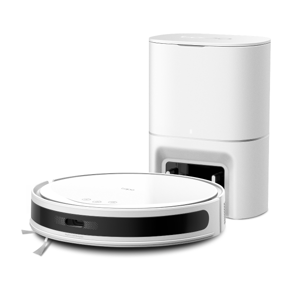 tp link tapo rv20 max plus white magslim robot aspirador con friegasuelos 5300pa 2600mah base de autovaciado de 3l mapeo preciso filtro hepa 2 depositos de 300ml color blanco