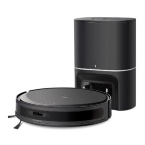 tp link tapo rv20 max plus magslim robot aspirador con friegasuelos bluetooth autovaciado de 3l mapeo preciso 5300pa 2600mah 2 depositos de 300ml filtro hepa color negro