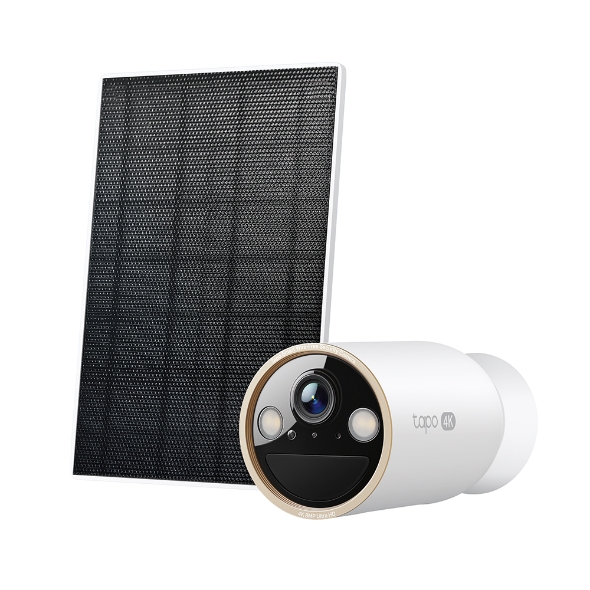 tp link tapo c460 kit camara de seguridad 4k bateria 10ah ip66 panel solar ip65 deteccion con ia vision nocturna wifi audio bidireccional resolucion 8mpx color blanco y negro