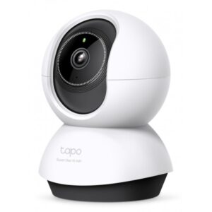 tp link tapo tc74 camara de seguridad para interior incluye accesorios wifi ethernet resolucion de 5mpx audio bidireccional vision nocturna color blanco y negro