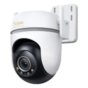 tp link tapo tc43 camara de seguridad exterior deteccion con ia wifi rj45 resolucion 5mpx vision nocturna audio bidireccional cancelacion de ruido color blanco y negro