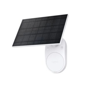 tp link tapo a201 panel solar con soporte para camaras 2.5w cable 4m ip65 incluye accesorios de montaje color blanco y negro