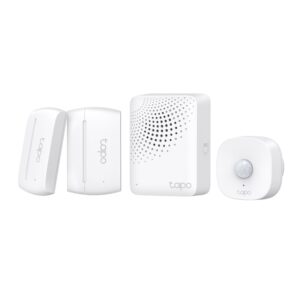 tp link tapo t30 kit pack de sensores inteligentes hub concentrador sensor de movimiento detector de apertura incluye accesorios color blanco