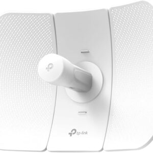 tp link cpe610 antena direccional de 27dbi cobertura hasta 30km velocidad hasta 300mbps ip65 wifi injector poe pasivo incluido color blanco