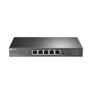 tp link tl sg105pp m2 switch 5 puertos rj45 2.5gbps no administrado 4xpoe++ soporta qos conmutacion hasta 25gbps color negro